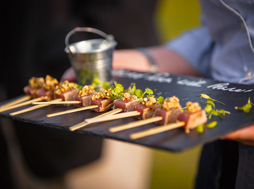 Canapés on Tray