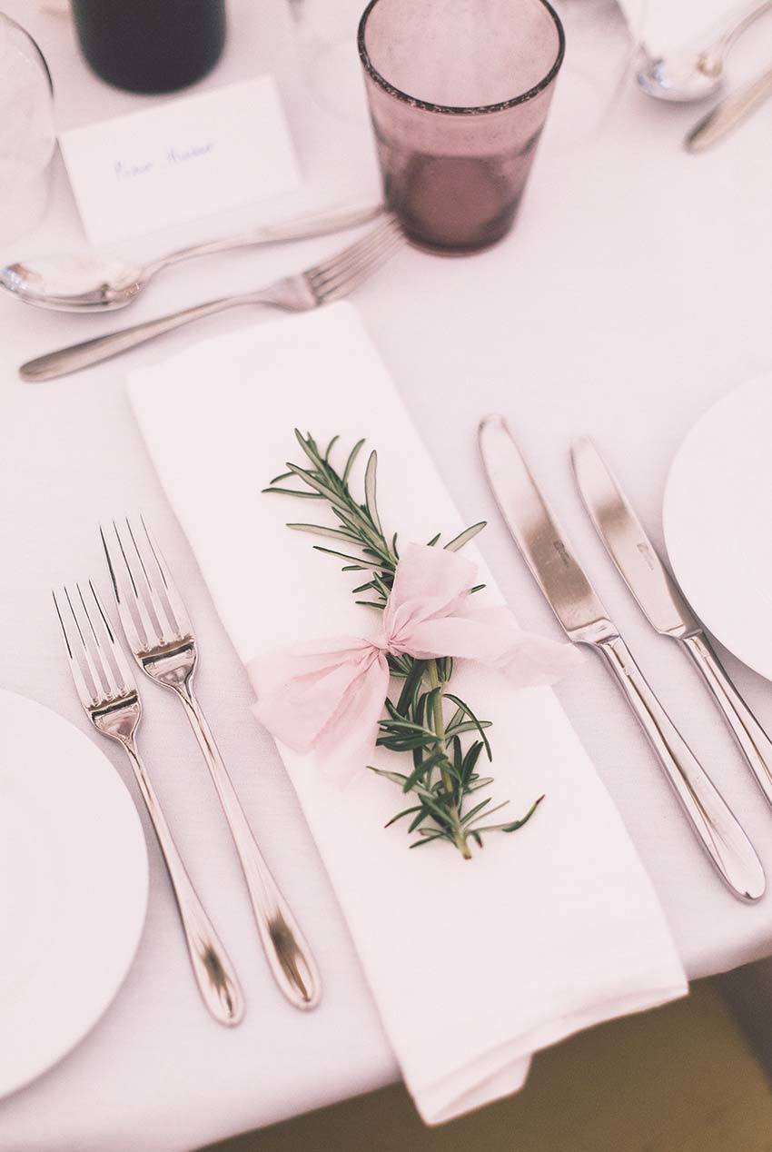 Wedding Table Close-up Cutlery