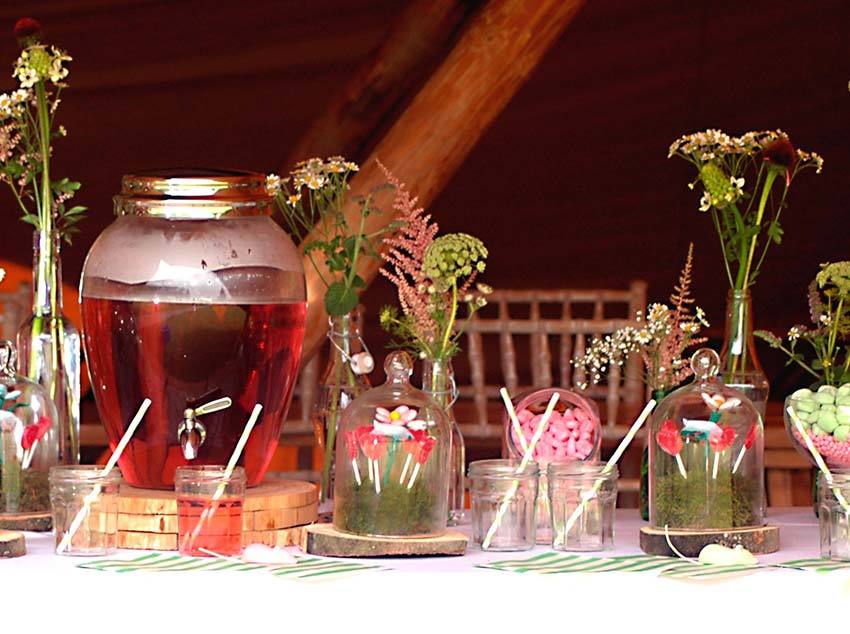 Drinks Dispenser and Bell Jar Drinks Dispenser and Bell Jar