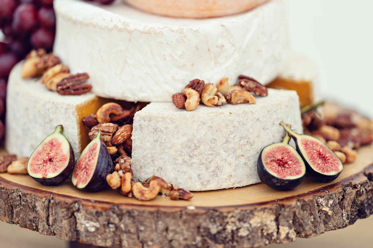 Cheese with figs