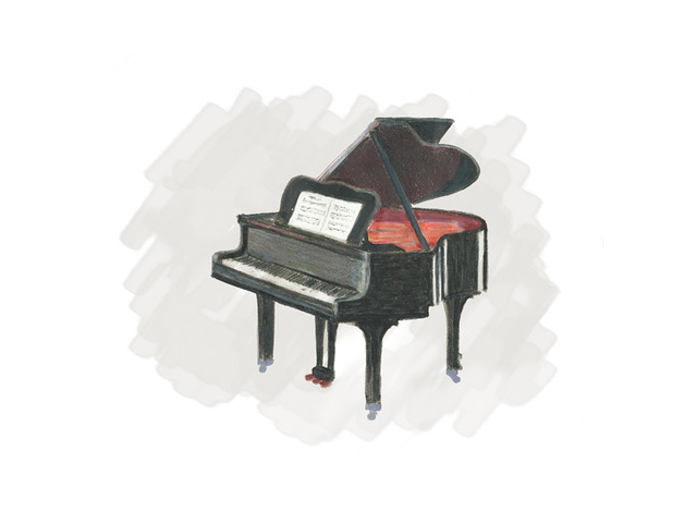 Piano illustration