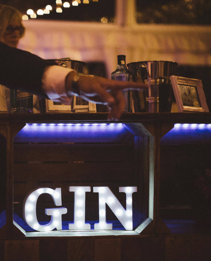GIN lettering