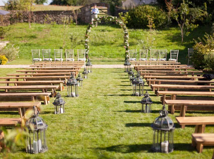 Wedding Aisle Outside 2